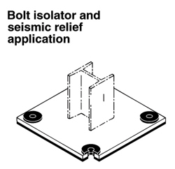 Neoprene Bolt Isolator and Seismic Relief